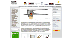 Desktop Screenshot of loewen-versand.de